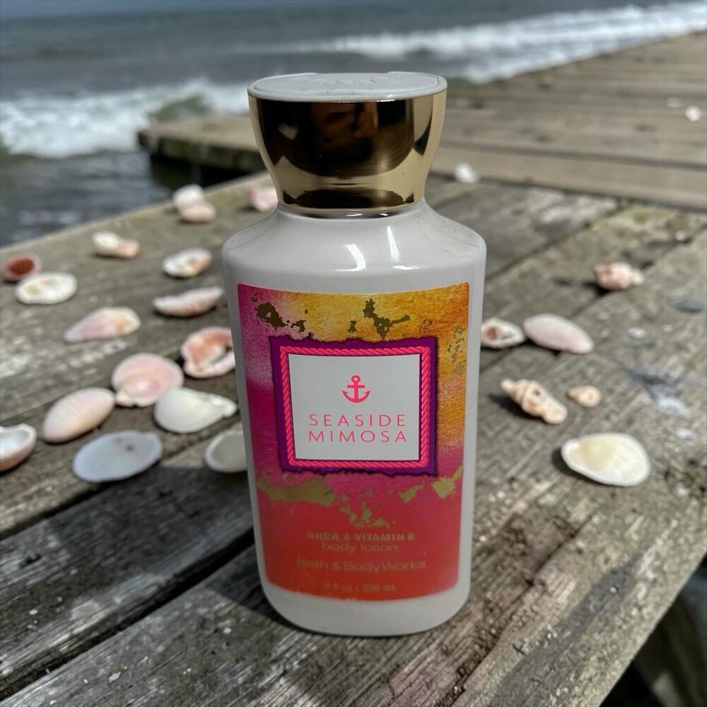 Bath & Body Works Seaside Mimosa Body Lotion 8oz Bottle Shea Vitamin E‎ NEW